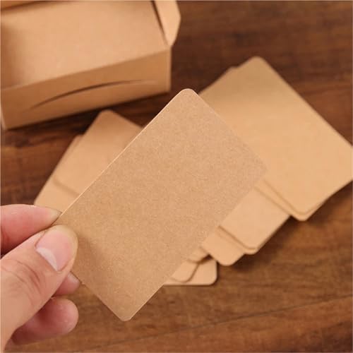 Tarjetas de papel kraft lisas y resistentes de color morado para mensajes 7