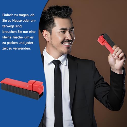 4 Stück Zigarettenstopfmaschine, Stopfmaschine für Zigaretten, Rot Schwarz Grün Blau, Tragbarkeit Zigaretten Stopfgerät Leichter Handhabung Passend für 8mm ZigarettenhüLsen Zuhause und Unterwegs