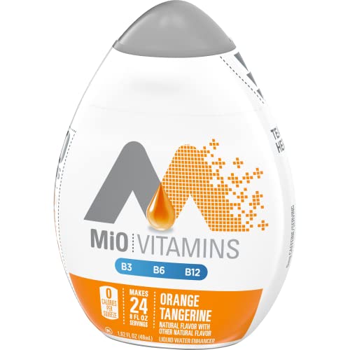 Mio Vitamins Liquid Water Enhancer, Orange Tangerine, 1.62 Oz, 8-Pack #TOP2