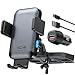 APPS2Car Wireless Car Charger Mount CD Slot Auto Clamping 15W Fast Charging CD Phone Holder for Car Wireless Charger Fit for iPhone 17 16 15 14 13 12 Pro Max, Samsung S25 S24, Google, LG etc.