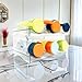 Keerte Acrylic Organizer - Stackable Freestanding Wine Rack, Water Bottle Organizer & Drink Holder for Kitchen, Cabinet, Fridge | Space-Saving Design for Bottles, Cups, Beverages (8.1