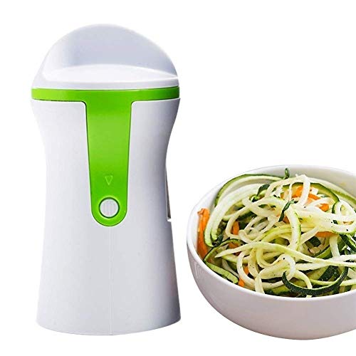 Gemüsehacker Tragbarer Spiralizer Gemüseschneider Handspiralisierer Schäler Edelstahl Spiralschneider Für Kartoffeln Zucchini Spaghetti