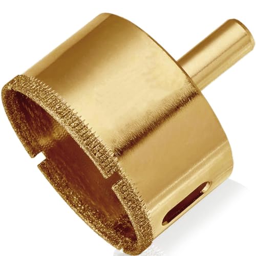 ホールソー ガラス タイル 用 ガラス穴あけビット ホルソー ゴールド 選べる25サイズ(20〜150mm) (70mm)