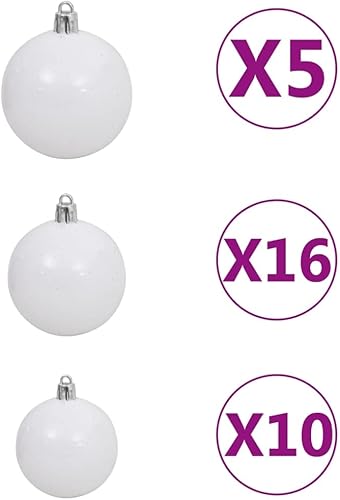 Miniatura 6 de Juego de guirnalda de Navidad con luces LED y bola adecuada para interiores invierno vacaciones Año Nuevo decoración de Navidad guirnalda de mesa de