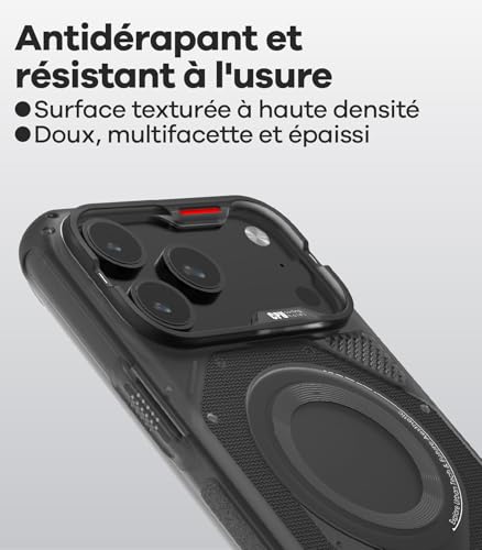 Coque iPhone 17 Pro anti-chute pour éviter les bris d'écran et sécuriser MagSafe