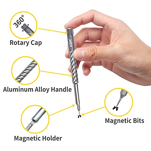 Ker 128 In 1 Precision Screwdriver Set With Magnetic Driver Kit, Electronics Repair Tool Kit For Repair Computer, Cell Phone, Laptop, Ipad, Watch, Tablet, Pc, Macbook, Xbox, Game Console, Ps4 #TOP2