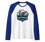 Photo Gallery pesca in west virginia - vintage west virginia pesca maglia con maniche raglan Photo Gallery pesca in west virginia - vintage west virginia pesca maglia con maniche raglan