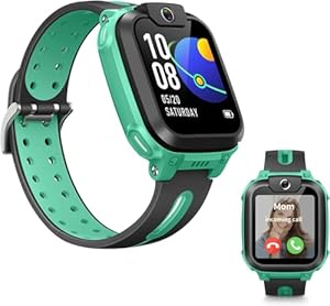 imoo Kinder-Smartwatch, 4G Video & Anrufe Watch Phone, IPX8 wasserdicht, Lange Akkulaufzeit, Klassenzimmermodus, Fremdanrufer-Abweisung, Familien-Chat-Unterstützung (Z1, Green)