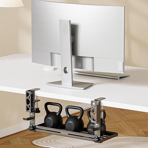 Gestion des câbles de table panier métal sous bureau sans perçage