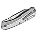 Kershaw Reverb (1220) Lightweight Folding Pocket Knife with 2.5 In. 8Cr13MoV Stainless Steel Blade; Features Carabiner Clip, Frame Lock, and Single Position Extra Deep Carry Pocket Clip; 1.6 oz.
