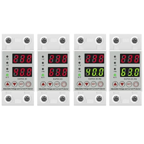 Relais de protection numérique réglable 63A AC 230V pour tableau électrique