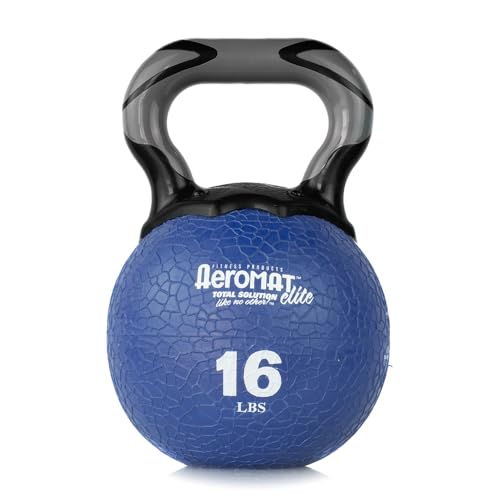 Kettlebell 16 lbs bleu pour renforcer les fessiers et le dos
