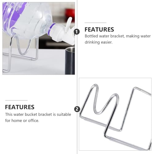 Support pour carafe d'eau 5l anti-versement en acier inoxydable stable - 5