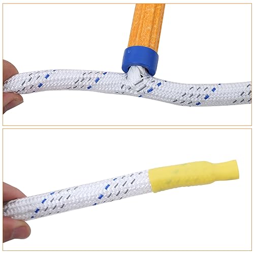 Image of Rope Ladder,9.8 Feet Emergency Fire Escape Ladders Flame Resistant Safety Rope Ladder with Hooks,Fast to Deploy Sturdy and Strong Portable and Reusable 2 Story,Weight Capacity up to 2000 Pounds