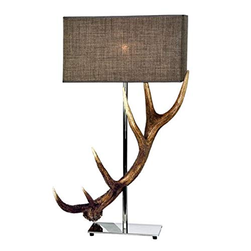 Hi Life Living Nature Lampada con Vero Corno di Cervo. No Paralume. 159625