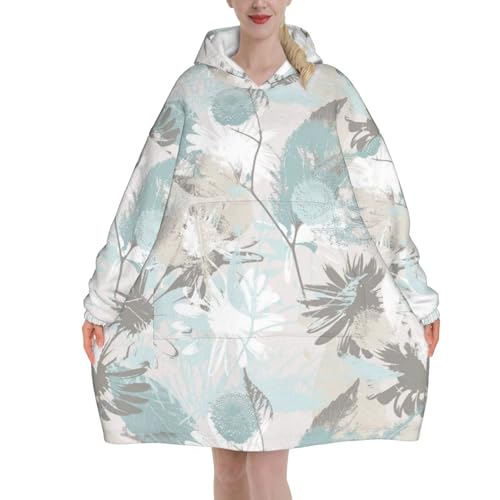Sweat à capuche couverture en flanelle pour des soirées d'hiver cocooning au chaud