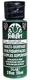FolkArt Multi-Surface Paint in Assorted Colors (2 oz), 2917, Classic Green
