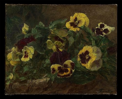 Lienzo abstracto de Viole del pensiero por Henri Fantin-Latour cuadro de pared 60x90cm