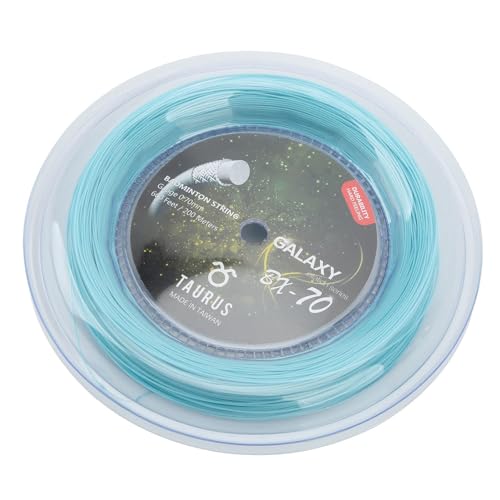 Cuerda de bádminton azul de 200m ideal para el entrenamiento diario y recambio continuo