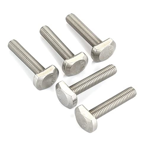 Mewudecor TB.M8X25-20 M8 X 25Mm T-Slot Drop-In Stud Sliding Bolts T Shape Screws, 304 Stainless Steel 18-8 thumb #7