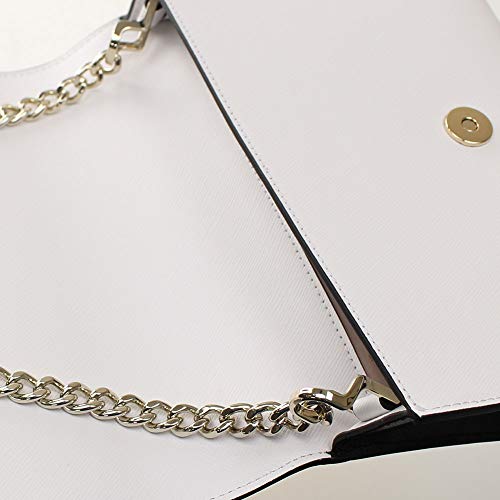 Kate Spade New York Carson Leather Convertible Crossbody Shoulder Bag Handbag, Warm Beige Multi - Image 4