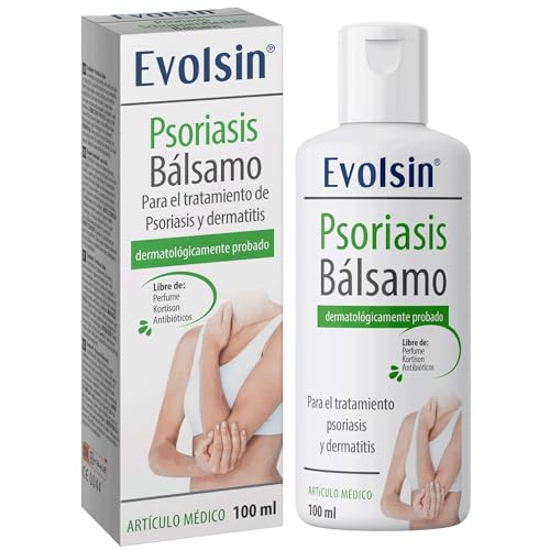 NUEVO: Crema para psoriasis Evolsin de 100 ml | Alivia la picazón y alivia la piel irritada | Patentado y probado clínicamente