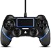 Lilyhood PS4 Wired Controller for Playstation 4, Professional USB PS4 Wired Gamepad (Black Wired)