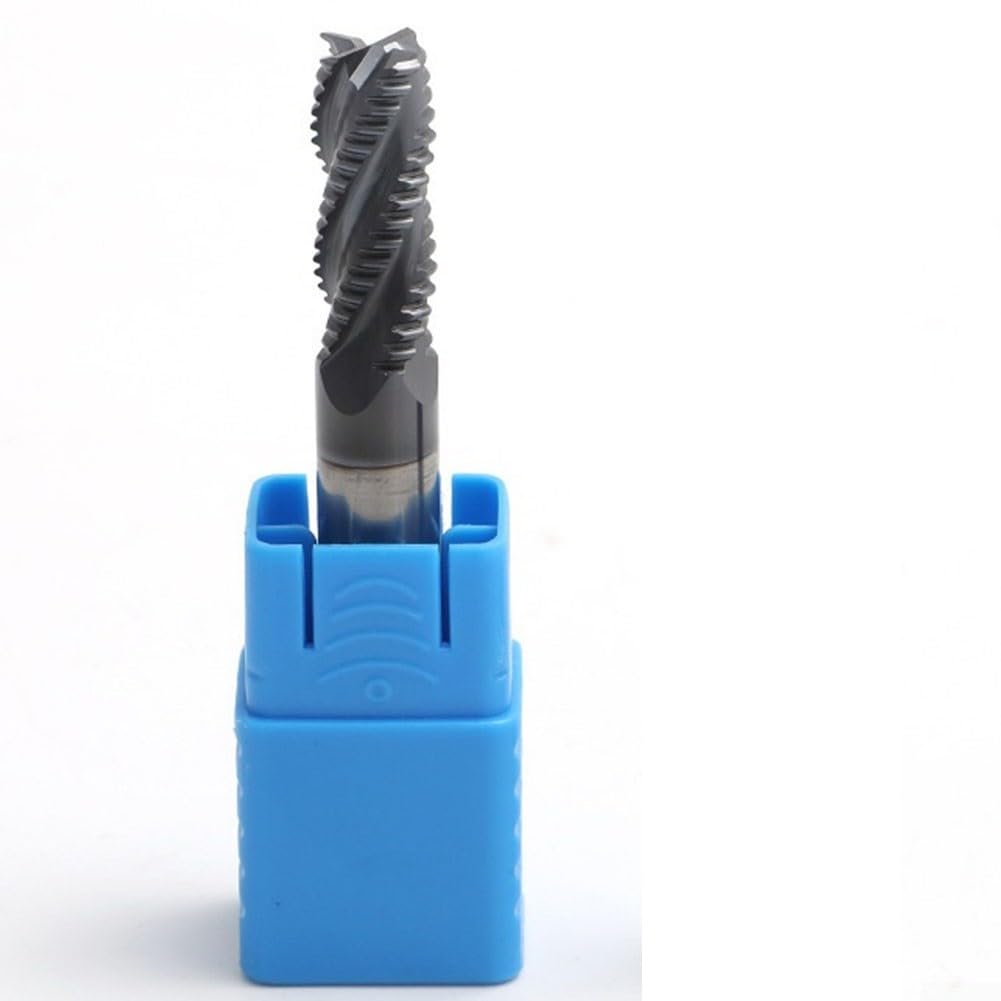 Fraise à ébaucher efficace en carbure massif, 4 dents, avec revêtement AlTiN à 4 dents, convient pour HPC (10 mm)