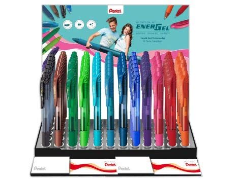 Penna roller Liquid Gel Energel X 72 display
