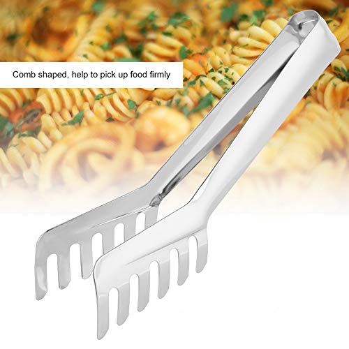 Solomi Dekaim Spaghetti Tongs, Spaghetti Tongs - Pasta Clip, Stainless Steel Spaghetti Tongs with Comb Shape for Cooking - Image 3
