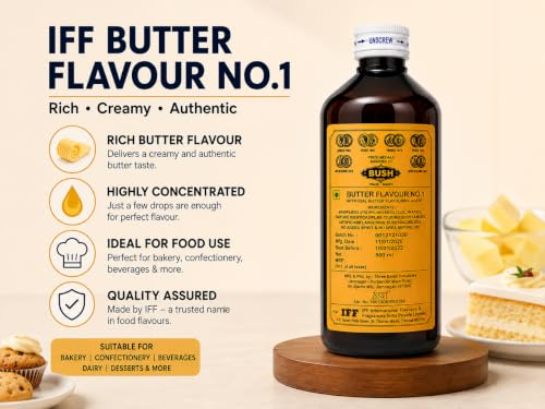 Image of IFF, Bush Butter Flavour No. 1, An Artificial Flavouring Agent - 500 ML