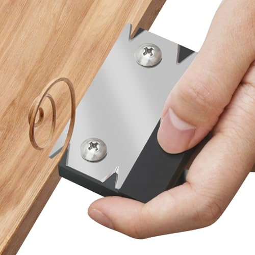 Edge Banding Trimmer with Reversible Blade Handheld Edge Band Cutter Tool for Veneer PVC ABS Woodworking Edge Trimmer for Cabinets Furniture Shelves Drawers and DIY Projects