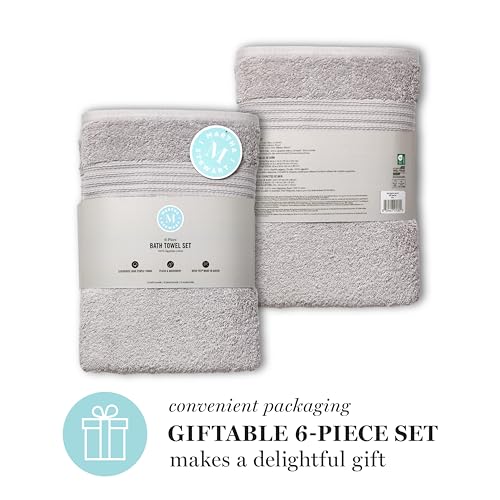 Marthastewartegyptiancottonbathtowelsset6piece2bathtowels2handtowels2washclothsabsorbentbathroomtowelsbathroomessentialssilver  Urban Country Home Decor Martha stewart egyptian cotton bath towels set 6 piece 2 bath towels 2 hand towels 2 washcloths absorbent bathroom towels bathroom essentials silver  urban country home decor