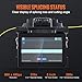 VEVOR Fiber Fusion Splicer 6 Motors, Core Alignment 6s Splicing & 13s Heating with 5