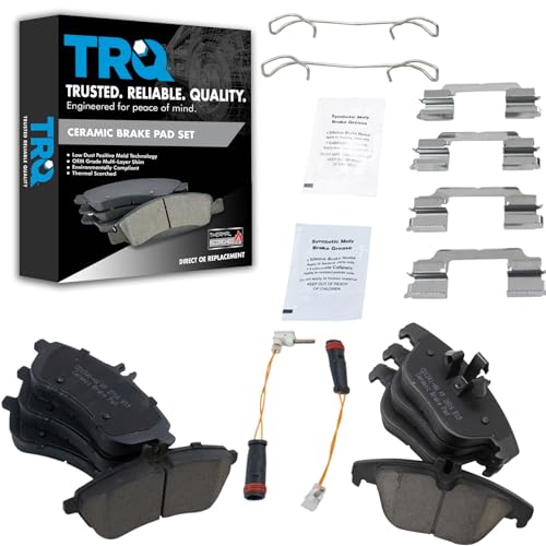 TRQ Front and Rear Ceramic Brake Pad Set