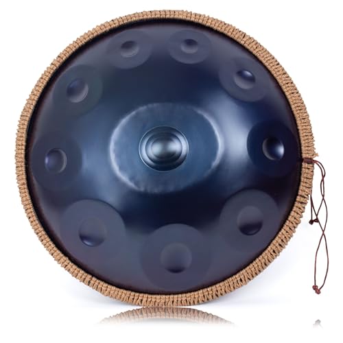LOMUTY Handpan 432 HZ für Anfänger, Stahltrommel 10 Töne...