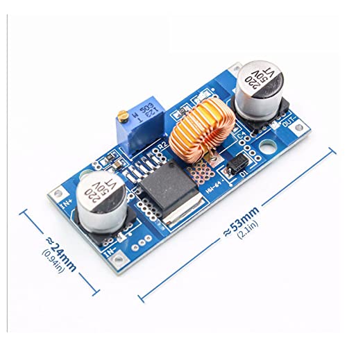 Miniatura 8 de Acxico 5 unids 5A DC-DC ajustable Buck Convertidor 4V-38V a 1.25V-36V reductor módulo de fuente de alimentación XL4015