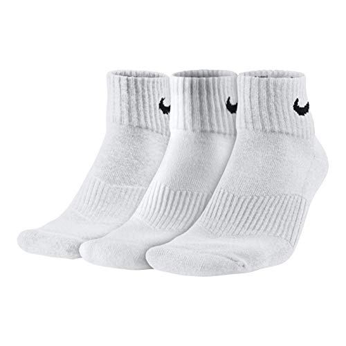 Nike Boy's CTN Cush QTR with Moist Socks (Pack of 3)