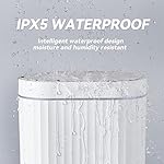 ELPHECO Bathroom Trash can Motion Sensor, Automatic Garbage can, Slim Plastic Smart Trash Bin with Lid, Commercial Intelligent Wastebaskets for Bedroom, Bathroom, Office, Grey, 2 Gallon - Image 5