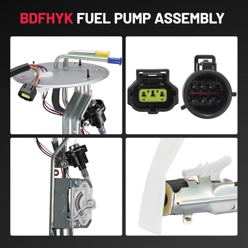 Image of BDFHYK Electric Fuel Pump Module Assembly Compatible with Ford Explorer Sport, Explorer Sport Trac 2001 2002 4.0L V6 Replace E2332S