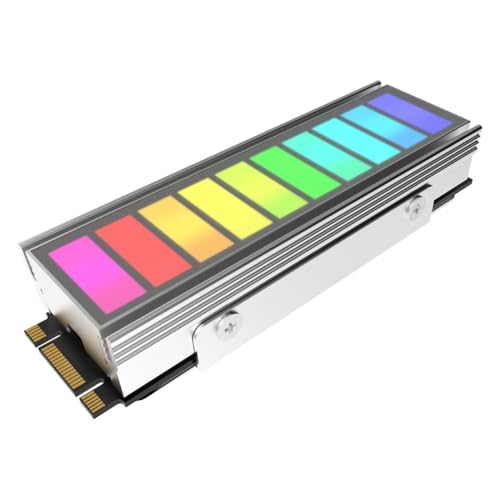 Hoomyew SSD2280q[gfBbVp[VxXg M.2 NVME SSDq[gVN 5V 3sARGB^Jq[gVNB