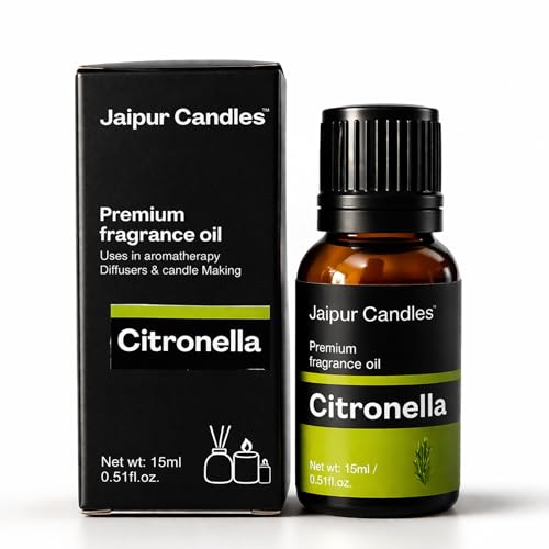 Image of Fragrance Oil | 15 ml | Aroma Oil for Home Fragrance | Best for Aromatherapy | Use in Diffusers, Candles, Air Fresheners (15ML, citronella)