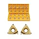 Hunricho Drehmaschine Gewindeeinsätze 11ER AG60 + 11IR AG60 Carbid-Einsätze für Außengewinde/Innengewinde Drehwerkzeughalter für Edelstahl und Eisen, 20pcs…