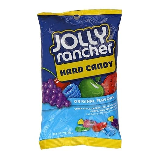 Jolly Rancher Original Hard Candy – 198 g – US Fruchtbonbons – Amerikanische Süßigkeit mit intensivem Fruchtgeschmack