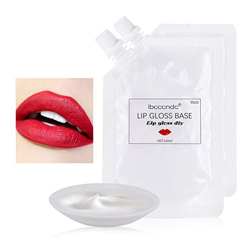 DAGEDA 2 x Matte Lip Gloss Base (8.8oz.)DIY Lip Glow Lip Glaze Lipstick Material for Making Your Own Lip Balm Lip Maximizer DIY Lip Plumper Making Organic Lip Balm