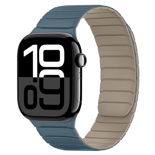 Tasikar Magnetic Silicone Apple Watch Band 38–42mm
