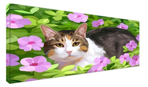 Diamond painting chat 5D pour décorer votre salon à Halloween