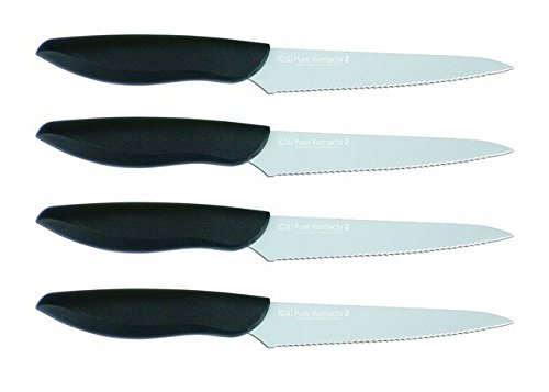 Kershaw Knives AB5075 PK2 Serrated Steak Knife Set Four 5 in. Steak Knives In A Set44; 4 Piece