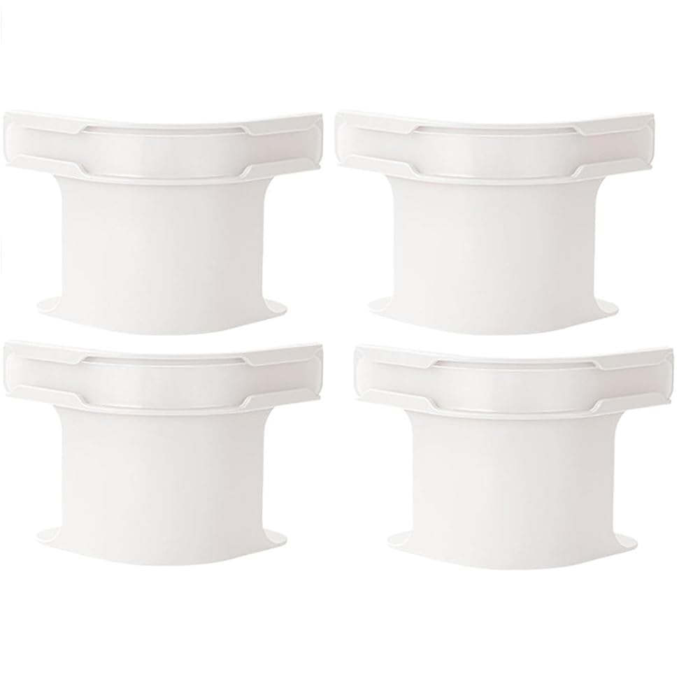 4PCS Invisible Bed Sheet Fastener Bedsheet Corner Tightener Clips(White) (A)
