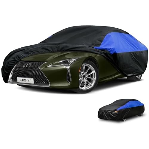 Lexus Car Cover Custom Fit Lexus LC 500 500h Waterproof All Weather, Lightweight Full Exterior Cover Outdoor Sun UV Rain Dust Snow Wind Protection. 07 Lexus LC 07 Lexus